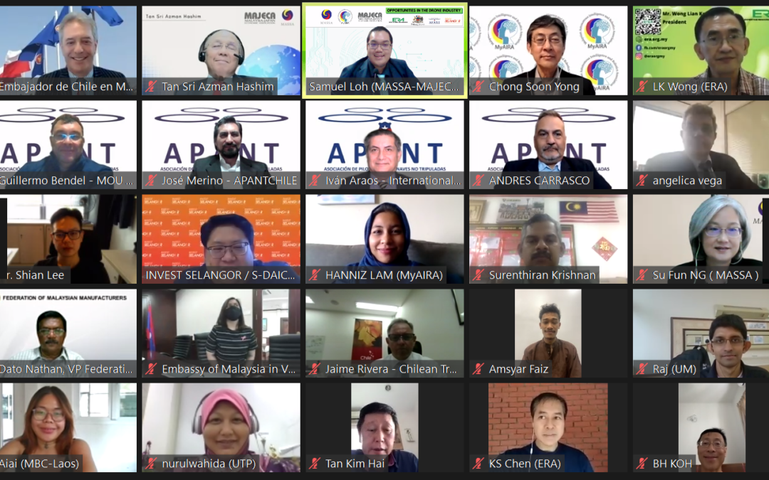 MyAIRA signs MoU with APANT Chile at Drone Webinar