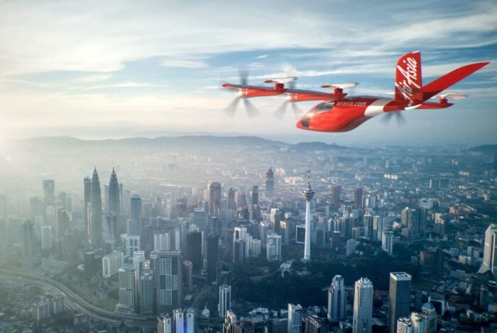AirAsia to launch air ridesharing service leasing at least 100 flying taxis