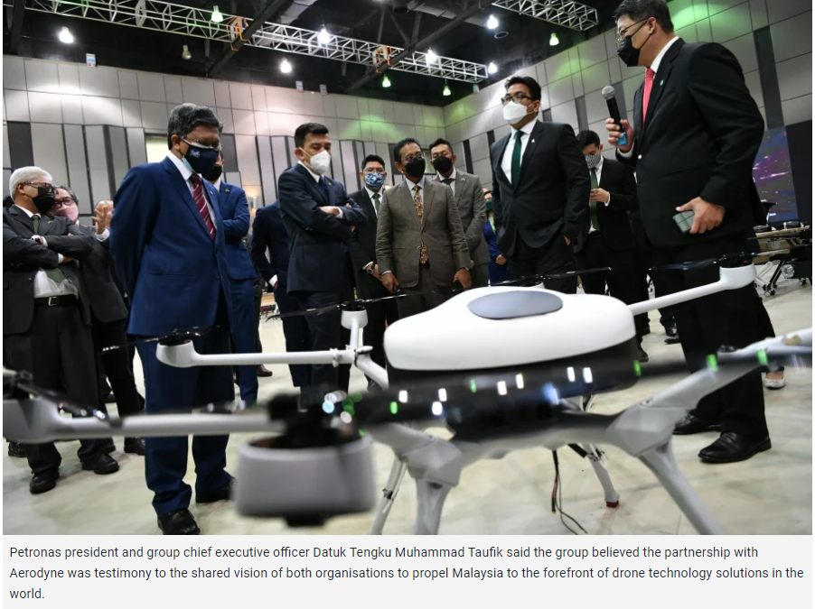 Aerodyne teams up with Petronas to commercialise drone-based solutions