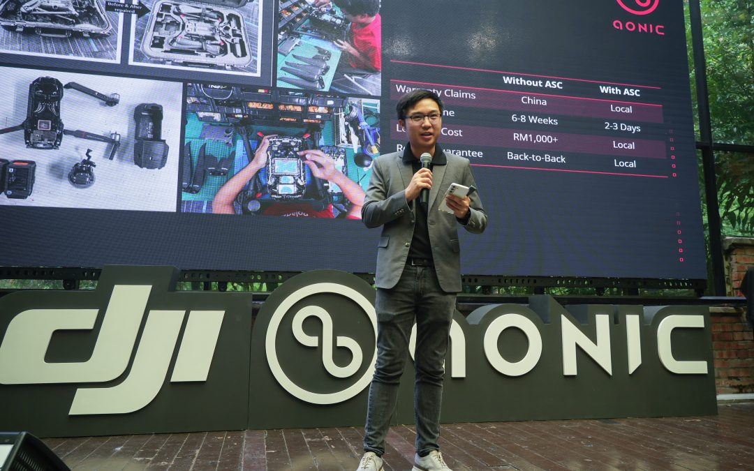 Global Drone Conference Exhibitor Highlight- Aonic First Authorised DJI Enterprise Service Centre in Malaysia