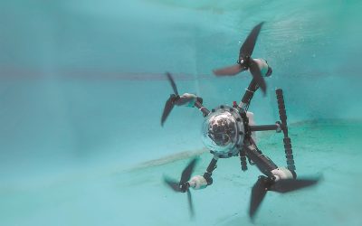 New drone in air and water