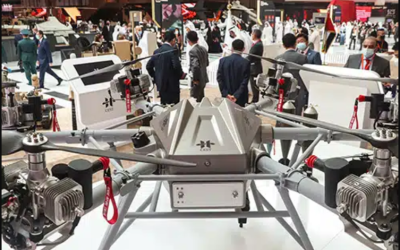 UAE’s Edge Group unveils logistics drone at IDEX weapons show
