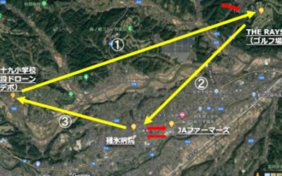 Demonstration experiment of “chain drone delivery” using Japanese drones such as Seino HD
