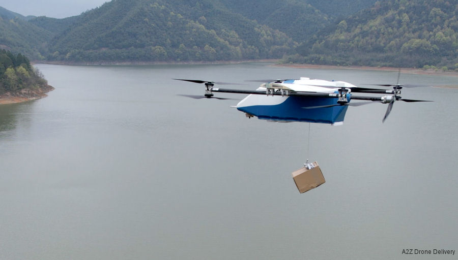 The RDSX Pelican Long-Range Delivery Drone is Introduced by A2Z