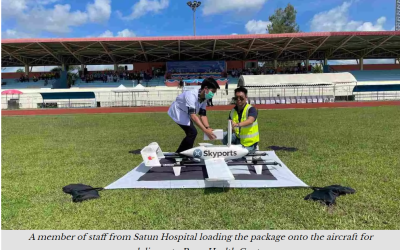 Skyports Drone Services Demonstrates Medical Drone Delivery in Thailand