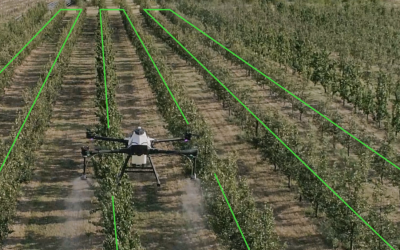 A New Spraying Drone will Assist Producers in Using Less Water