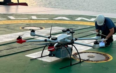 Drone delivery of Cash to Master completed in Singapore