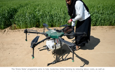 ‘Drone sisters’ driving farming and social change in India