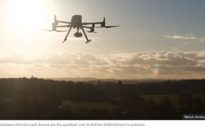 Welsh Ambulance service to test drone-delivered defibrillators