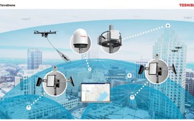 Terra Drone and Toshiba Sign MoU to Expand UAS Traffic Management and C-UAS Business